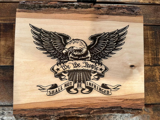 We the People engraving.