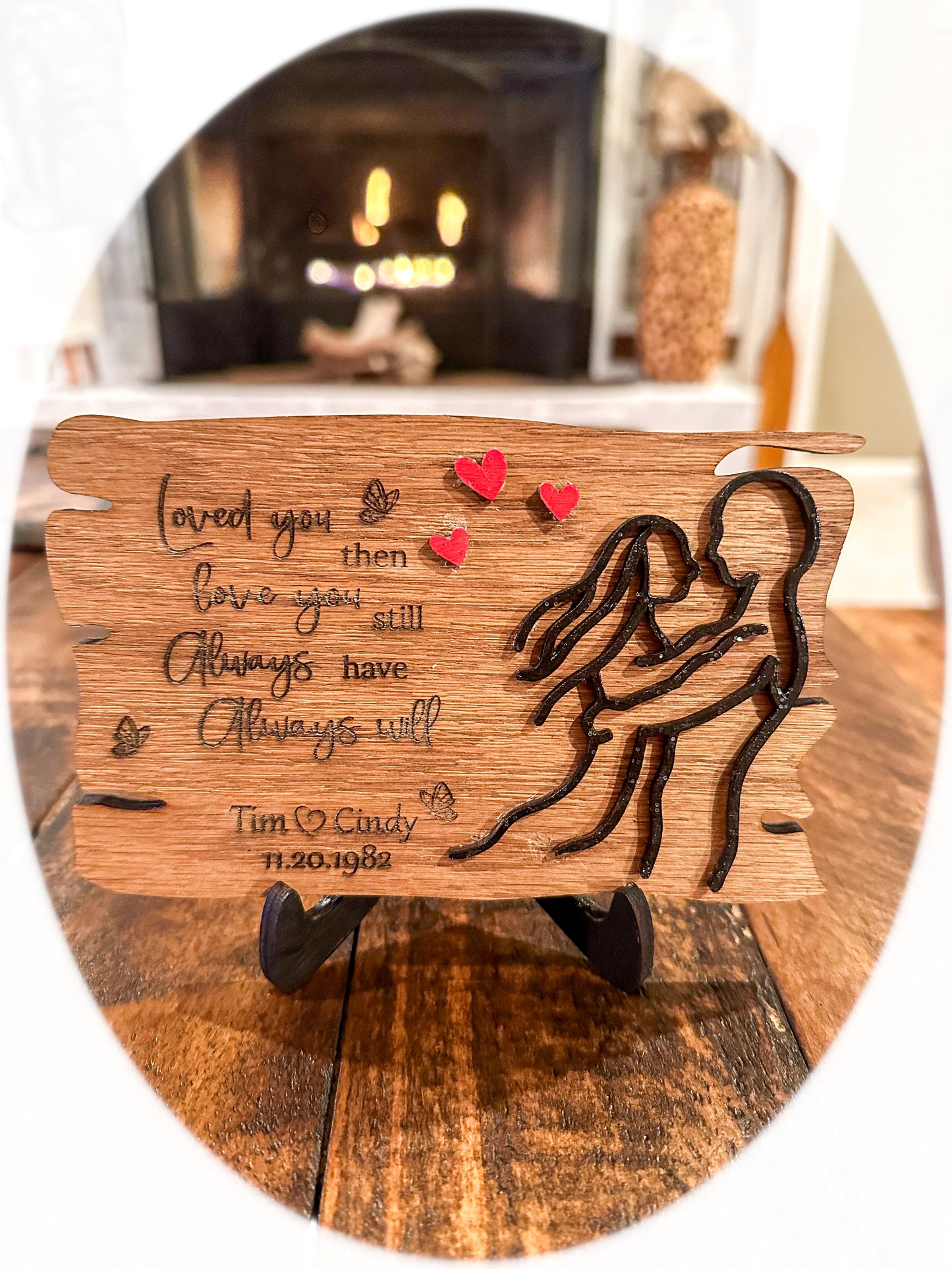 Hand made love sign
