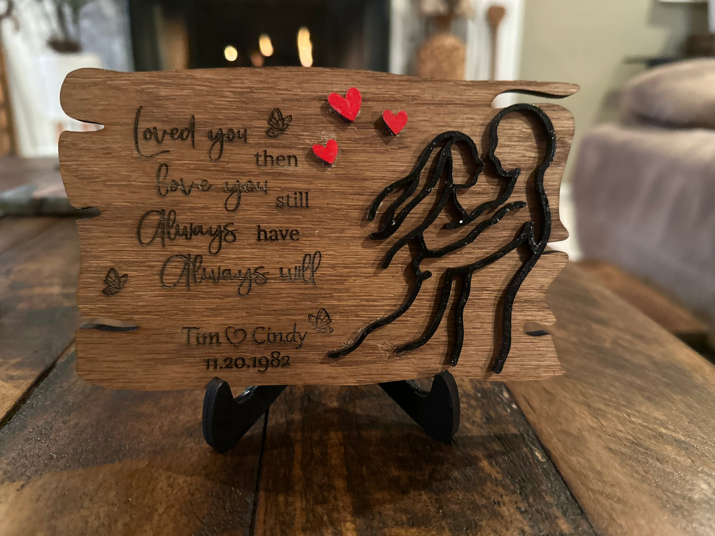 Hand made love sign