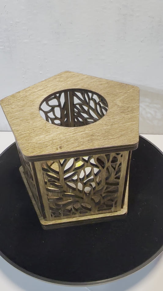 Wood Votive cup